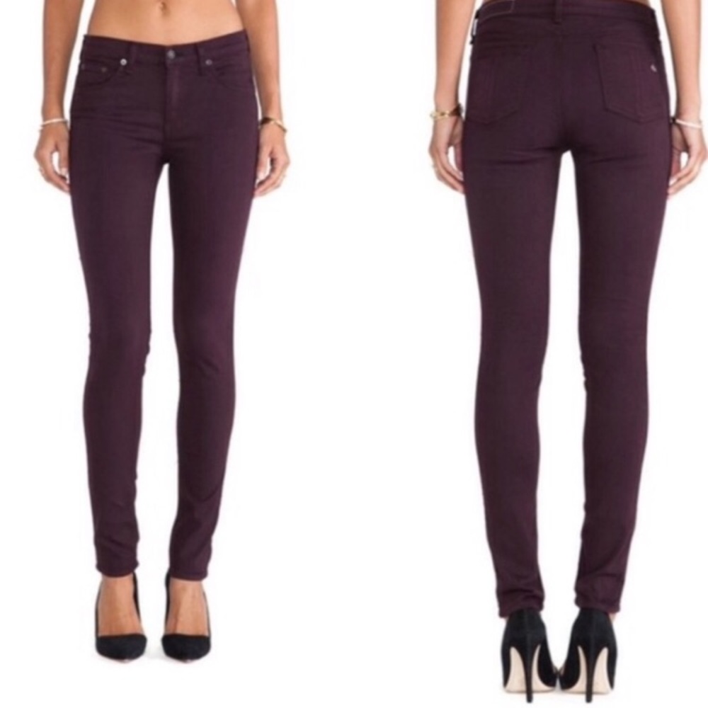Rag & Bone Zipper Skinny Jeans Size 26